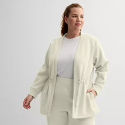 Plus Size Tek GearĀ® Ultracomfort Cinch Cardigan
