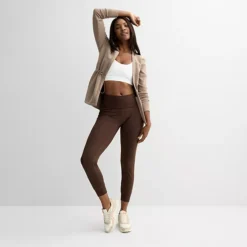 Women's Tek Gear® Essential Soft Fold Over Jogger Pants -Tek Gear Shop 7017759 ALT3