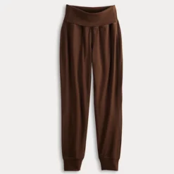 Women's Tek Gear® Essential Soft Fold Over Jogger Pants -Tek Gear Shop 7017759 ALT4