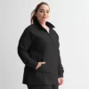 Plus Size Tek Gear Ultrasoft Fleece Quarter-Zip Tunic