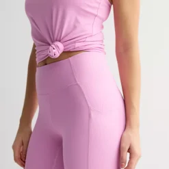 Women's Tek Gear® Ultrastretch Rib Pieced 7/8 Leggings In Regular & Plus Size -Tek Gear Shop 7156591 ALT2