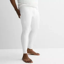 Big & Tall Tek Gear® Base Layer Full Length Pants -Tek Gear Shop 7174941 Modern White 1