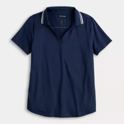 Women's Tek Gear® Sport Gear Polo Tee With Piping -Tek Gear Shop 7182087 ALT4