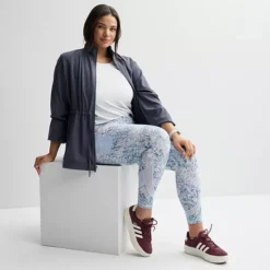 Plus Size Tek Gear® Ultrastretch Mesh Pieced 7/8 Leggings -Tek Gear Shop 7251860 ALT3