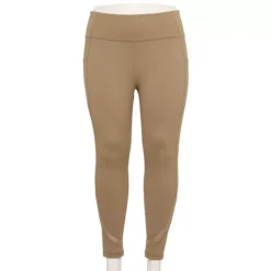 Plus Size Tek Gear® Ultrastretch Mesh Pieced 7/8 Leggings -Tek Gear Shop 7251860 Kalari Khaki 1