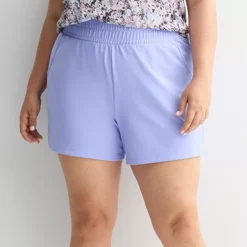 Plus Size Tek GearĀ® Essential Soft Relax Shorts