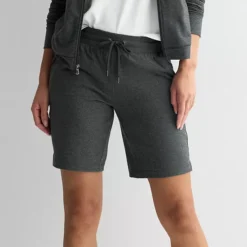 Women's Tek Gear® Essential Bermuda Shorts -Tek Gear Shop 7270847 Medium Ink Heather