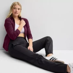 Petite Tek Gear® Essential Zip-Up Hooded Jacket -Tek Gear Shop 7290828 ALT3