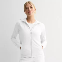 Petite Tek Gear® Essential Zip-Up Hooded Jacket