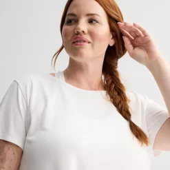 Women's Plus Size Tek Gear® Mesh T-shirt -Tek Gear Shop 7399981 ALT2