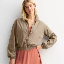 Women's Tek Gear® Full Zip Explore Jacket -Tek Gear Shop 7451771 Kalari Khaki