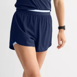 Women's Tek Gear® Layered High Rise 3-in. Shorts -Tek Gear Shop 7468843 Navy Romance