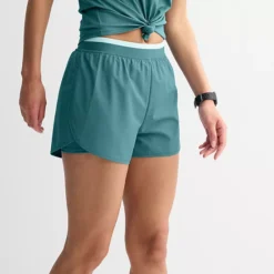Women's Tek Gear® Layered High Rise 3-in. Shorts -Tek Gear Shop 7468843 Sea Whirlpool