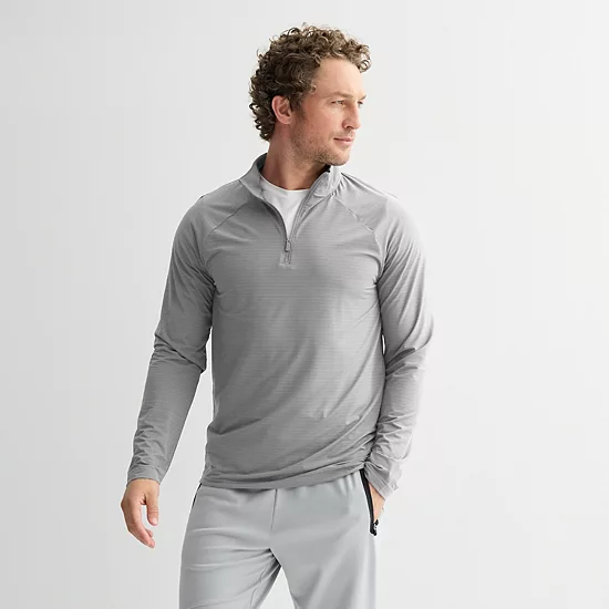 Men's Tek Gear® Mesh Quarter-Zip Pullover 6 Men's Tek Gear® Mesh Quarter-Zip Pullover - Image 6