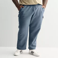 Big & Tall Tek Gear® Open Bottom Relaxed Fit Cargo Pants 18 Big & Tall Tek Gear® Open Bottom Relaxed Fit Cargo Pants -Tek Gear Shop 7513706 Common Blue