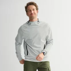 Men's Tek Gear® Performance Ponte Hoodie -Tek Gear Shop 7526281 Silver Spring