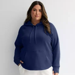 Plus Size Tek Gear® Ultrasoft Fleece Hoodie -Tek Gear Shop 7583515 Navy Romance