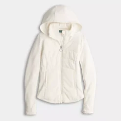 Women's Tek Gear® Adaptive Mixed Media Hooded Jacket -Tek Gear Shop 7584236 ALT5