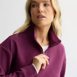 Women's Tek Gear® Ultracomfort Quarter Zip -Tek Gear Shop 7585066 ALT2