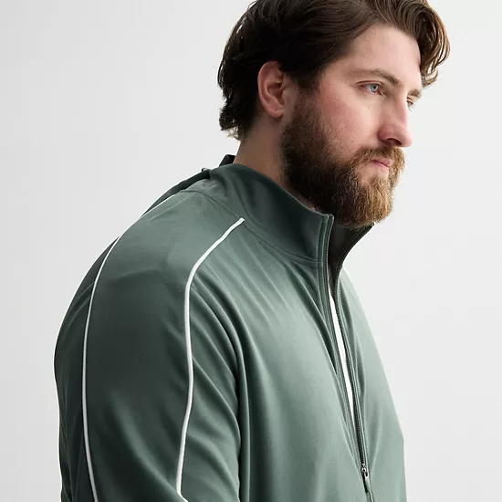 Big & Tall Tek Gear® Track Jacket 3 Big & Tall Tek Gear® Track Jacket - Image 3