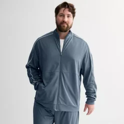 Big & Tall Tek Gear® Track Jacket 15 Big & Tall Tek Gear® Track Jacket -Tek Gear Shop 7599793 Common Blue