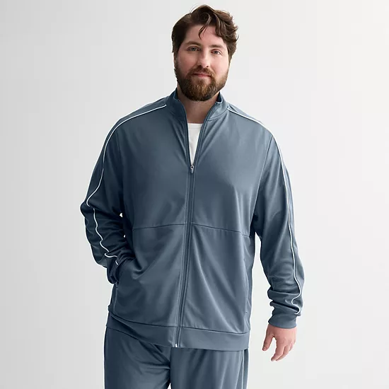 Big & Tall Tek Gear® Track Jacket 8 Big & Tall Tek Gear® Track Jacket - Image 8