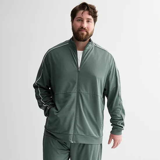 Big & Tall Tek Gear® Track Jacket 6 Big & Tall Tek Gear® Track Jacket - Image 6