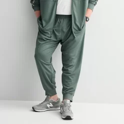 Big & Tall Tek Gear® Track Joggers -Tek Gear Shop 7600398 Festivity Pine