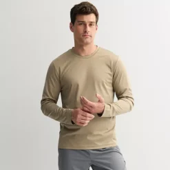 Men's Tek Gear® Dry Tek Long Sleeve Tee -Tek Gear Shop 7600527 Desert Shadow