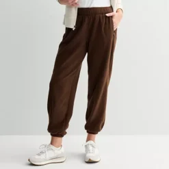 Women's Tek Gear® Micro Fleece Joggers -Tek Gear Shop 7606358 Birk Brown