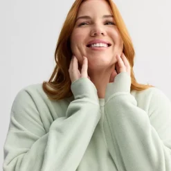 Plus Size Tek Gear® Micro Fleece Crewneck Pullover -Tek Gear Shop 7606516 ALT2