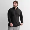 Big & Tall Tek Gear® Mesh Quarter Zip Pullover