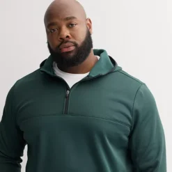 Big & Tall Tek Gear® Warm Gear Half-Zip Pullover -Tek Gear Shop 7635347 ALT2