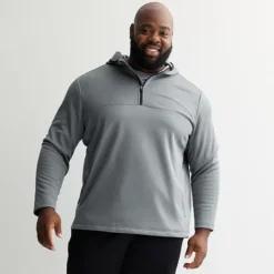 Big & Tall Tek Gear® Warm Gear Half-Zip Pullover -Tek Gear Shop 7635347 Smokey Slate