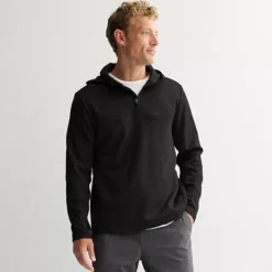 Men's Tek Gear® Warm Gear Half Zip Pullover -Tek Gear Shop 7643954 Mineral Black