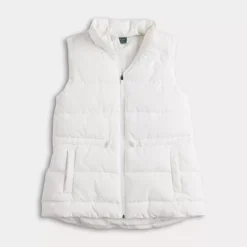 Women's Tek Gear® Cinched Waist Puffer Vest -Tek Gear Shop 7712000 ALT4