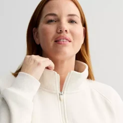 Plus Size Tek Gear® Ultrasoft Fleece 1/4 Zip Tunic -Tek Gear Shop 7721300 ALT2