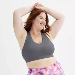 Plus Size Tek Gear® Ultrastretch Medium Support V-Neck Sports Bra 6 Plus Size Tek Gear® Ultrastretch Medium Support V-Neck Sports Bra -Tek Gear Shop 7723500 Charcoal