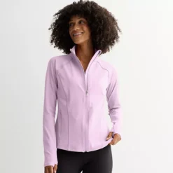 Women's Tek Gear® Zipper Front Midweight Jacket -Tek Gear Shop 7742966 Innocent Lilac