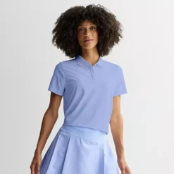 Women's Tek Gear® Short Sleeve Buttoned Golf Polo -Tek Gear Shop 7873493 Palmer Peri