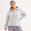 Plus Size Tek Gear® Ultrasoft Fleece Hoodie Jacket - Size 4X