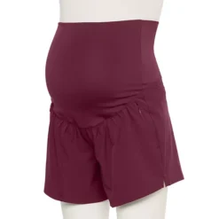 Women's Tek Gear Multi-Purpose Maternity Athletic Shorts 5 Women's Tek Gear Multi-Purpose Maternity Athletic Shorts -Tek Gear Shop 7885063 Spanish Wine